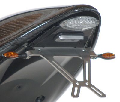 LED tail light incl. license plate holder and separate light for Buell XB-R models