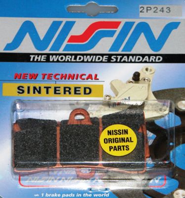 Original Nissin front brake pads (set) for all Buell S1 - M2 and X1 models since 1998 and later