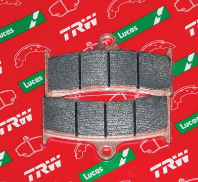Lucas sintermetal front brake pads (set) for all Buell S1 - M2 and X1 models since 1998 and later