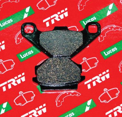 Organic Lucas rear brake pads for all Buell S1 - M2 and S3 models since 1996 till 1998