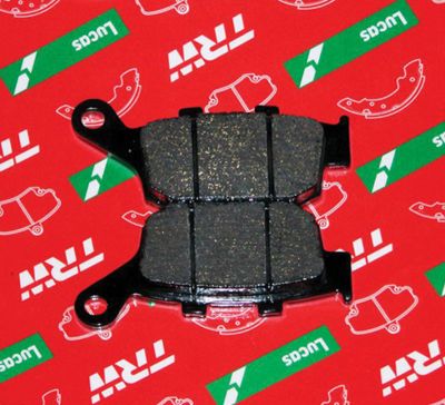 Organic Lucas rear brake pads for all Buell models since 1998 and later