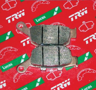 Lucas sintermetal rear brake pads for all Buell models since 1998 and later