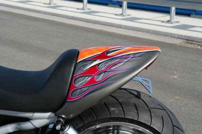 Superstreet rear section for Harley-Davidson VRSC-A and -B models untill year 2006 (solo operation)