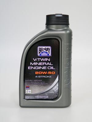 Bel-Ray 20W-50 V-Twin mineralisches Motorl 1 Liter (1,05 Quart) [RRC 2305]