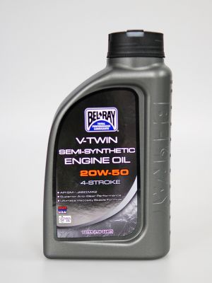 Bel-Ray 20W-50 V-Twin teilsynthetisches Motorl 1 Liter (1,05 Quart) [RRC 2310]