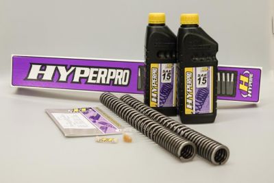 Hyperpro progressive fork springs for all Harley Davidson Softail Models Bj. 18-21 (15mm Lowering) incl. 2L Fork oil