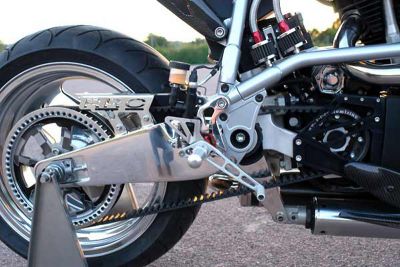 Aluminium Pulleycover fr alle Buell S1 - M2 und X1 Modelle