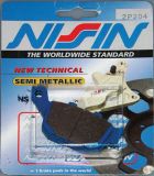 Original Nissin Bremsbelge hinten (Satz) fr alle Buell S1 - M2 - X1 und XB Modelle ab Bj. 1998