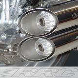 RRC Aluminium Endkappen f�r alle Sebring V-Rod Schalld�mpfer. Kompletter Kitt inkl. V2A Schrauben