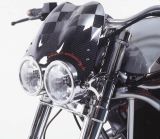 Haltekitt fr Doppelscheinwerfertrger Aluminium poliert - Gabelschellen V2A