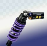 Spezielles Hyperpro Federbein fr alle Buell XB-S und -R Modelle, ermglicht die Montage der um 50 mm lngeren Hinterradschwinge der Buell Ss Modelle