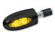 Kellermann BL 1000 Dark black: LED handlebar-end indicator with black housing and black glass
