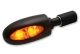 Kellermann BL 1000 LED schwarz: LED Lenkerendenblinker mit schwarzem Gehäuse und Klarglas Optik
