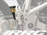 Bremsflüssigkeitsbehälter inkl. V2A Halterung und Anschlussschlauch für Buell X1 Modelle