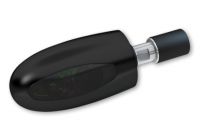 Kellermann BL 1000 Dark schwarz: LED Lenkerendenblinker mit schwarzem Gehäuse und schwarzem Glas