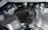 Carbon Hupenabdeckung für alle Harley-Davidson V-Rod Modelle (Originalform)
