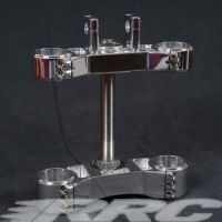 RRC Triple tree aluminium polished for all Buell X1 and S1 Models with triple clamps lower